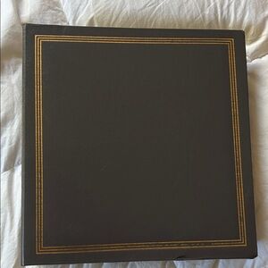 Elegant Black and Gold photo albums